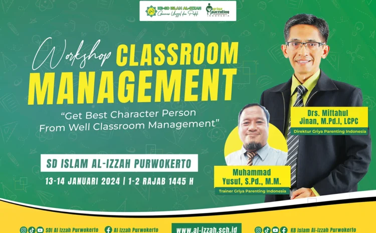 Workshop Classroom Management KB dan SD Islam Al Izzah