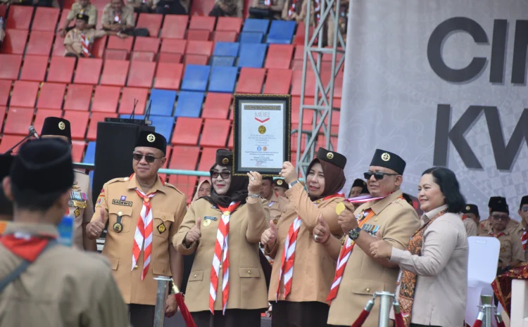  Garuda Banyumas Mengguncang Dunia Pramuka: 13.149 Aggota Pramuka Garuda Baru Resmi Pecahkan Rekor MURI 2025